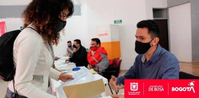 En total 1.200 habitantes participaron de la feria laboral. 