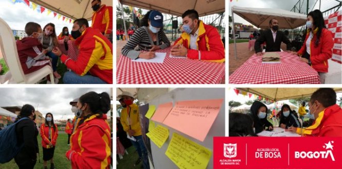 Con la participación de más de 200 habitantes de Bosa se desarrolló la fase de Diálogos Ciudadanos en el marco del proceso de Rendición de Cuentas de la vigencia 2020, liderado por la alcaldesa Lizeth González Vargas junto a su equipo de trabajo. ¡Éxito total! Más de 200 habitantes de Bosa participaron al aire libre en los Diálogos Ciudadanos