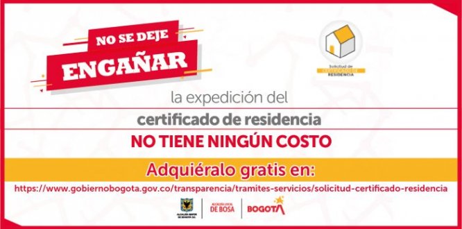 Este certificado no tiene costo y no requiere tramitadores.