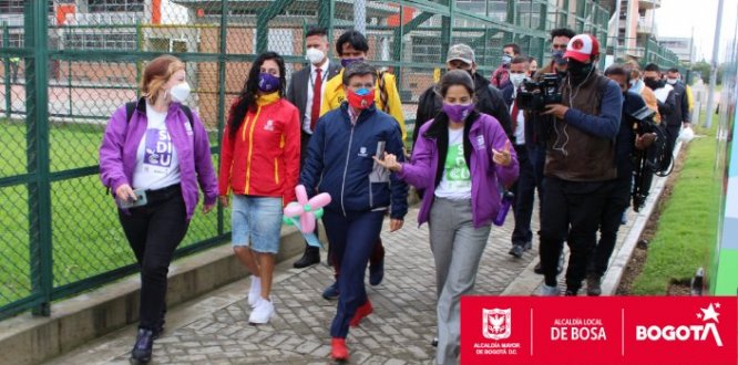 En Bosa se inauguró la segunda manzana de cuidado de Bogotá