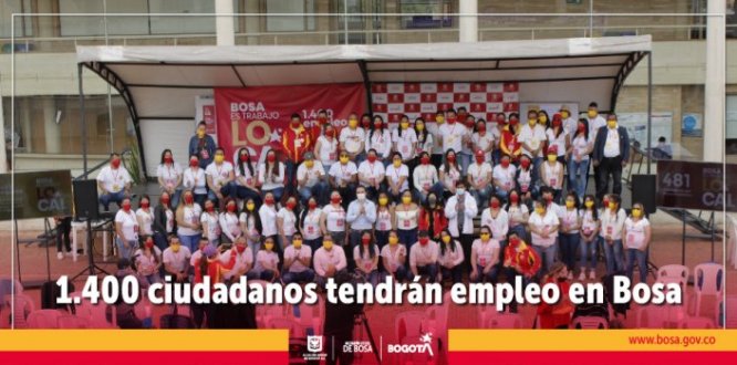  1.400 oportunidades de empleo tienen los ciudadanos de Bosa que perdieron su trabajo por la pandemia. 