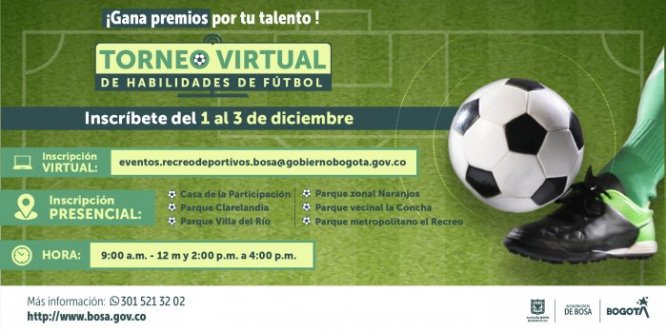 Con torneo virtual, en Bosa buscan a los grandes talentos futbolísticos 