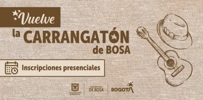   •	Ya están abiertas las inscripciones para una nueva edición del Carrangatón
