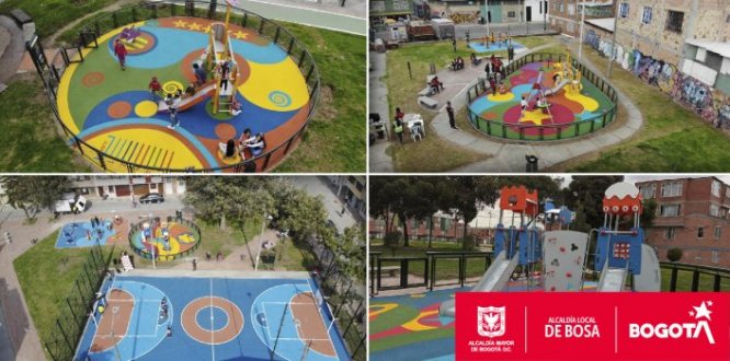 Entre 2020 y 2021, en Bosa 26 parques se han intervenido y entregado a la comunidad