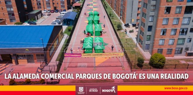 ás de 80 mil habitantes de los conjuntos de Parque de Bogotá ubicados en Bosa, ahora cuentan con una nueva ‘Alameda’ comercial