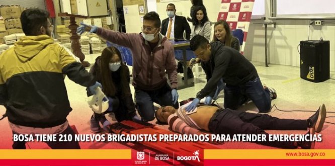 Se entregaron 210 kit para la atención de emergencias de Bosa  