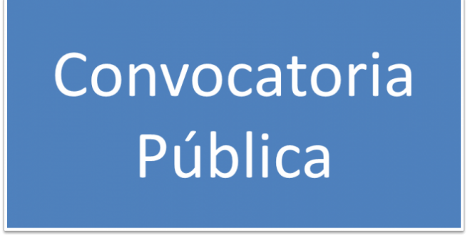 Convocatoria pública