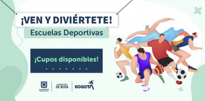 Las inscripciones se realizarán de manera presencial en cada uno de los parques donde se desarrollan las jornadas deportivas.