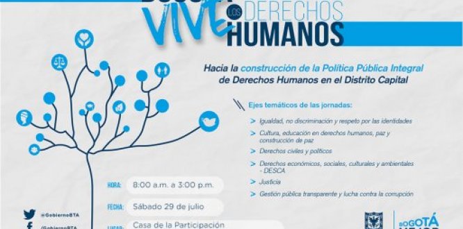 Bogotá vive los derechos humanos