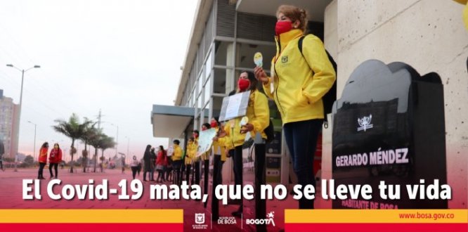 Con cultura ciudadana y pedagogía creativa, avanza la cuarentena estricta en Bosa Con cultura ciudadana y pedagogía creativa, avanza la cuarentena estricta en Bosa
