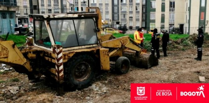En Bosa desarticulan invasión para construcción ilegal en terreno del IDU