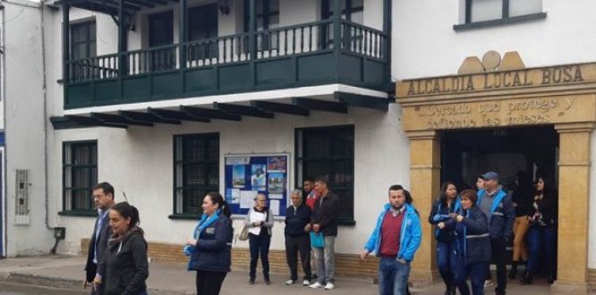 Alcaldía Local de Bosa participó en el Simulacro Distrital de evacuación