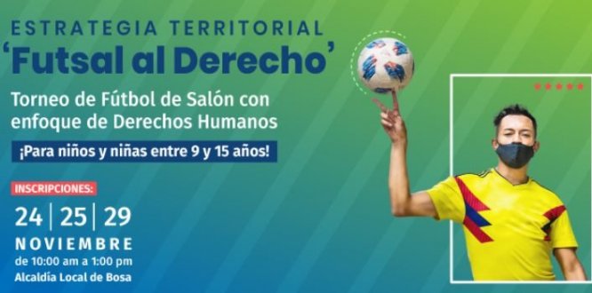 Las inscripciones para esta estrategia estarán abiertas este 24, 25 y 29 de noviembre y el objetivo es capacitar a 200 niños, niñas y jóvenes, entre los 9 y los 15 años, en Derechos Humanos. 