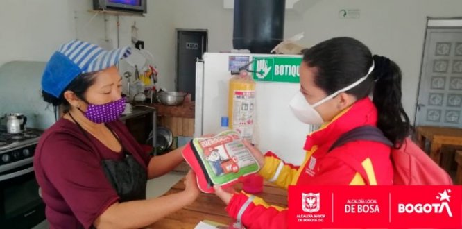 Bosa participó activamente en el Simulacro de autoprotección 2020