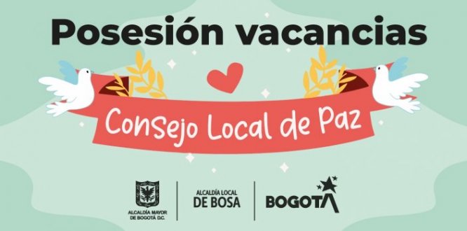 Posesión de las vacancias del Consejo Local de Paz