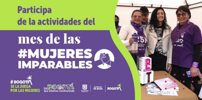 Conoce y participa de las diferentes actividades del mes de la mujer