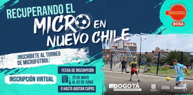 El torneo está dirigido para niños, niñas y adolescentes de Bosa