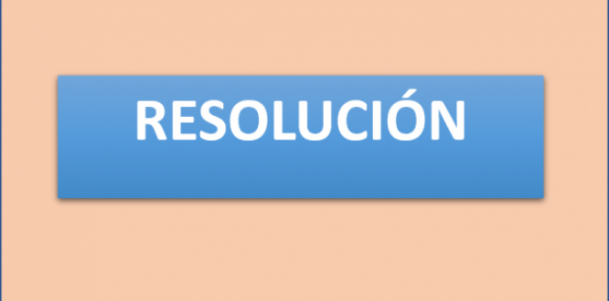 Resolución 0109 de marzo de 2019
