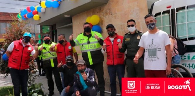 Se reconstruyó el CAI con ayuda comunitaria