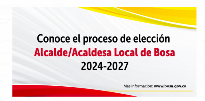 Pronto iniciará la convocatoria para elegir al nuevo alcalde o alcaldesa local de Bosa