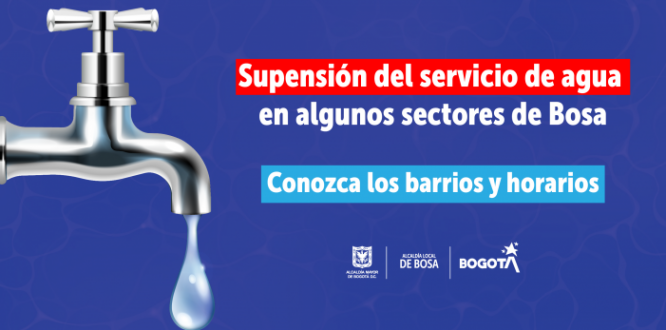 La EAAB recomienda a los usuarios llenar los tanques de reserva y almacenar agua por el tiempo de los trabajos