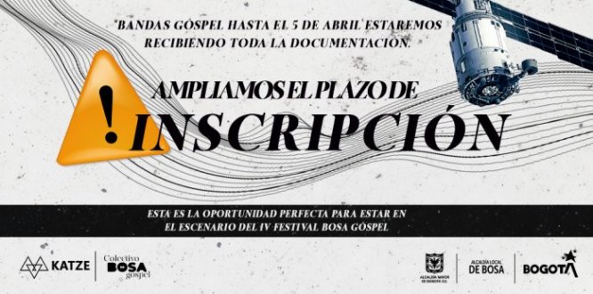 Inscríbete y participa en Festival virtual Góspel de Bosa Inscríbete y participa en Festival virtual Góspel de Bosa