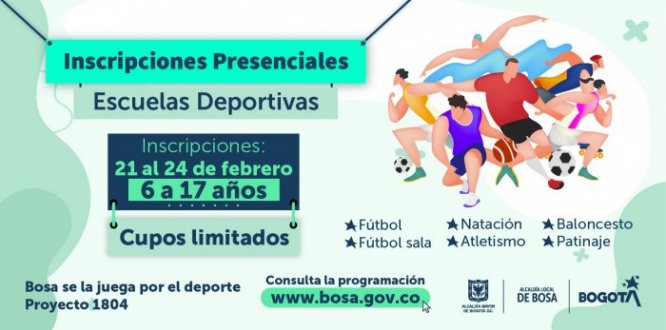 INSCRIPCIONES ABIERTAS PARA ESCUELAS DE FORMACIÓN DEPORTIVA
