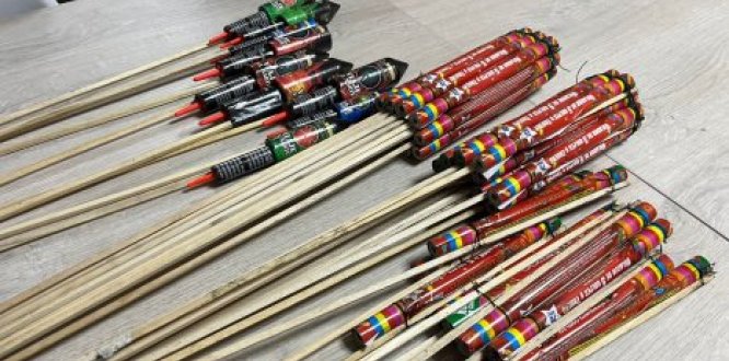 .408 unidades de pólvora incautadas