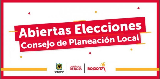 Elecciones Consejo Local de Planeación