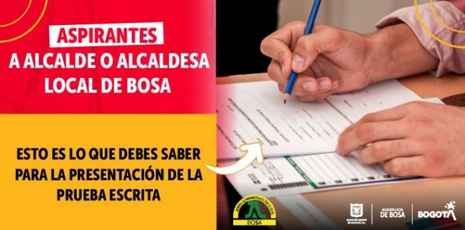 Aspirantes a Alcalde o Alcaldesa local, esto es lo que deben saber para la Presentación de la prueba escrita 