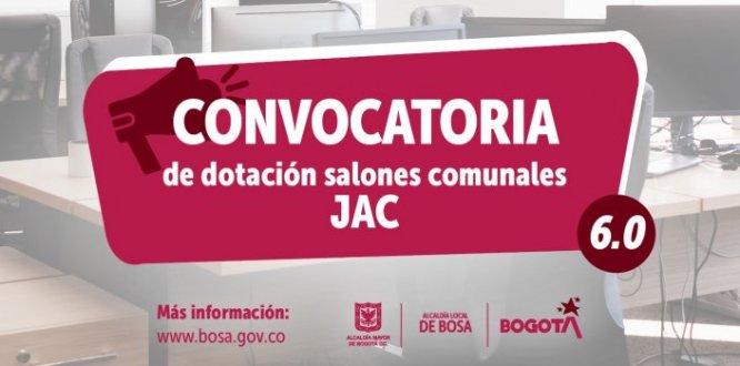 Convocatoria Dotación Salones Comunales 6.0