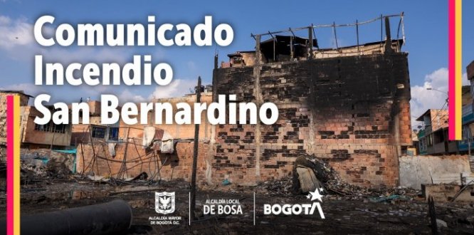 Comunicado Incendio San Bernardino