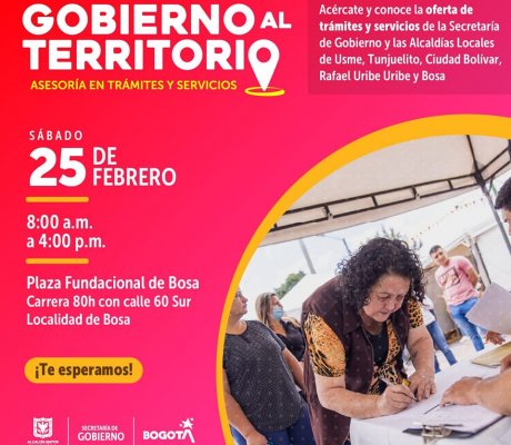 La feria itinerante ´Gobierno al Territorio´ llega a la localidad de Bosa con más ofertas de servicios para la ciudadanía