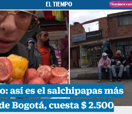 En video: así es el salchipapas más barato de Bogotá, cuesta $ 2.500