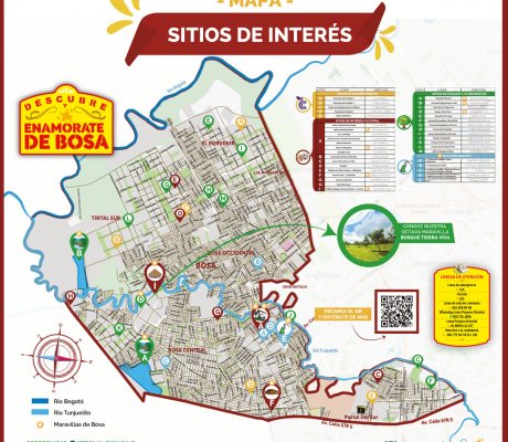 Mapa 7 Maravillas de Bosa