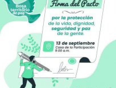 Firma Pacto por la Paz 