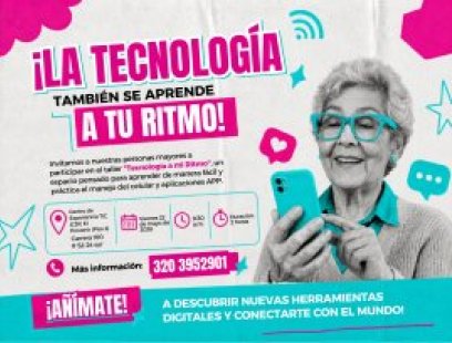  Taller gratuito "Tecnología a mi Ritmo"