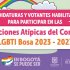 CANDIDATURAS Y VOTANTES HABILITADOS PARA PARTICIPAR EN LAS ELECCIONES ATÍPICAS DEL CONSEJO LOCAL LGBTI PERÍODO 2023-2027