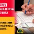 Aspirantes a Alcalde o Alcaldesa local, esto es lo que deben saber para la Presentación de la prueba escrita 